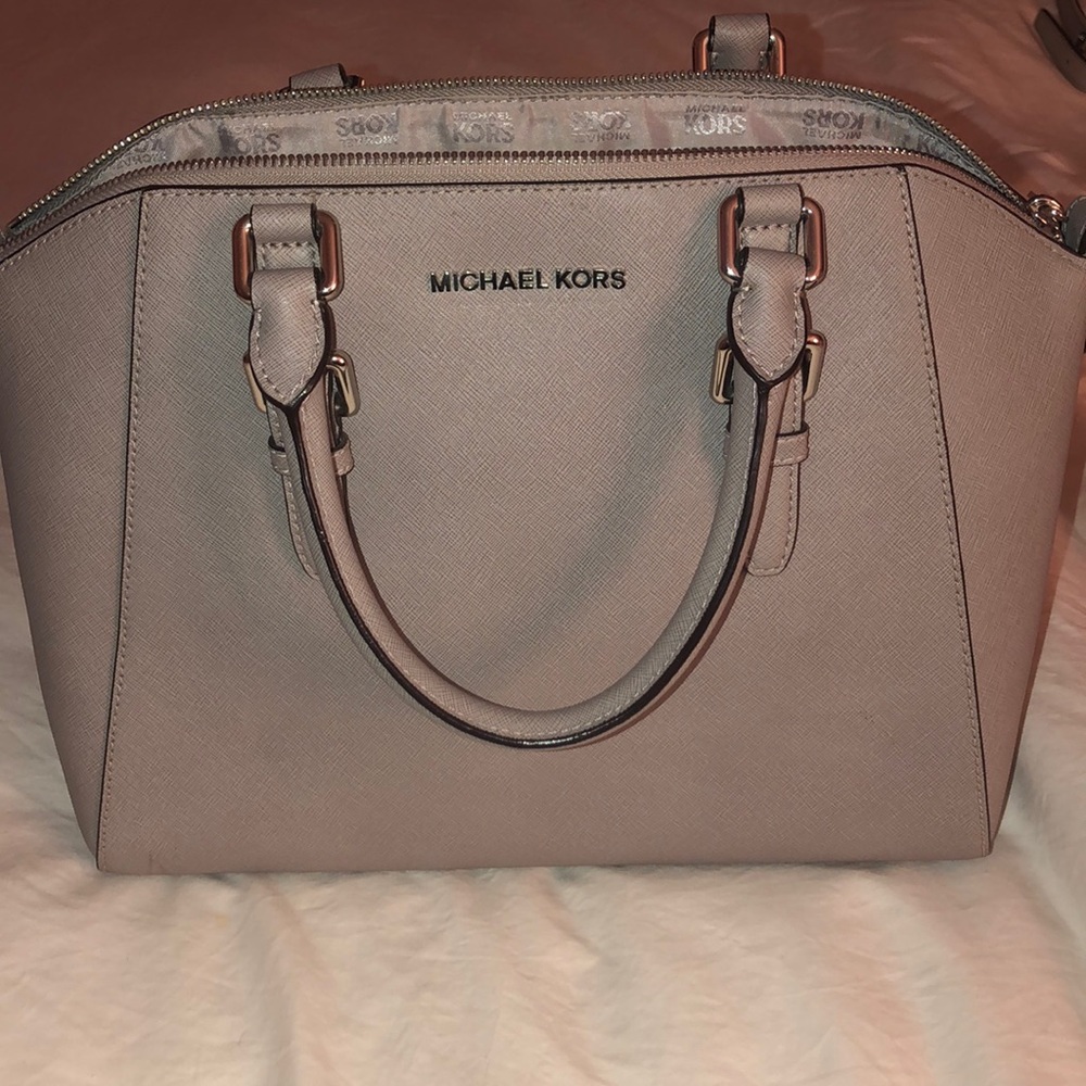 Grey Michael Kors Satchel